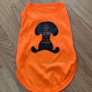 Price drop … NWOT Lightweight Material Dog (Puppy) Shirt with Saying